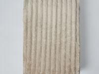 Плед Soft strip, пепел