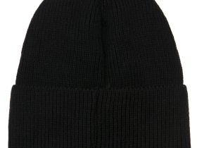 Шапка вязаная с отворотом для девочки