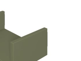Полка Чейз 30x10 Оливковый