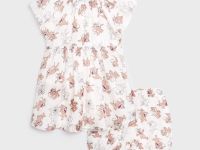 Комплект детский текстильный для девочек: косынка, платье, шорты