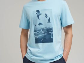 Футболка прямого кроя из джерси