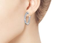 Серьги из белого золота с бриллиантами э0901сг08181000