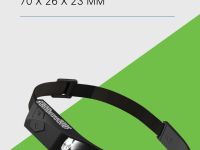 Rockbros Фонарь налобный Moon U Pro, цвет Черный