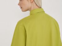 Льняная рубашка, Зеленый