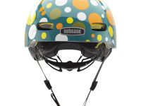 Nutcase Шлем защитный Nutcase Street Polka Face, цвет Синий-Оранжевый, ростовка S