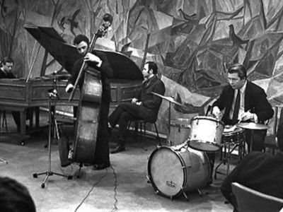 "Русский лес". Мозаичное панно в интерьере кафе "Печора"