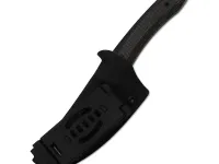 Туристический нож Kizer Momo Fix 3 PVD, сталь AEB-L, рукоять Black Micarta/Black G10