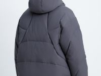 Пуховик с воротником-стойкой из коллаборации с maneken