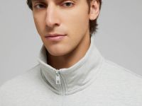 Толстовка на молнии с воротником-стойкой