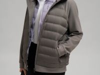 Стеганая куртка с наполнителем из натурального пух