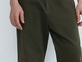 Джоггеры из эластичной ткани, Зеленый