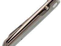 Складной нож Bestech VK-Kuze, сталь Magnacut, рукоять титан, серый