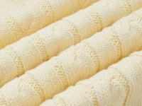 Джемпер прямого кроя из хлопка с косами