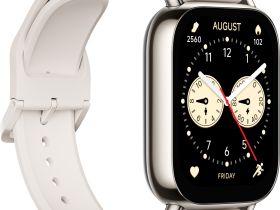 Умные часы Xiaomi REDMI Watch 5 Lite Золотистые, с бежевым ремешком