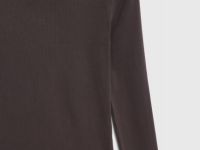 Лонгслив с эффектом стирки, Коричневый