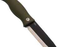 Туристический нож Kizer Polaris, сталь 1095, рукоять G10, зеленый/черный