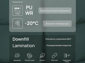 Утепленное пальто с капюшоном