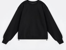 Толстовка из хлопка на резинке