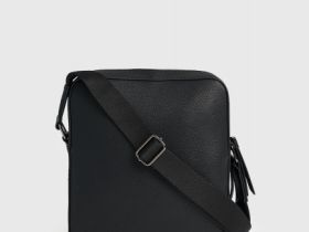 Сумка из искусственной кожи, Черный