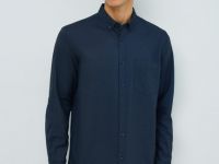 Классическая рубашка, Синий