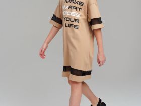 Платье трикотажное для девочек