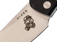 Складной нож Kizer Momo Albuquerque, сталь Nitro-V, рукоять G10 с принтом
