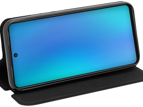 Чехол-книжка Krutoff Eco для Infinix HOT 40/HOT 40 Pro Чёрный