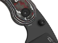 Складной нож Kizer Microbe DLC, сталь M390, рукоять Nebula FatCarbon