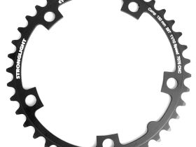 Звезда системы Stronglight Type S 7075-T6 CT? для стандартных двойных шоссейных систем 10/11 (черный 38 BCD 110 мм)