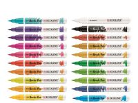 Маркер акварельный Talens "Ecoline" кисть №201 желтый светлый