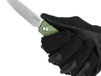 Складной нож Ruike P878-AG, сталь 14C28N, рукоять алюминий, зелёный