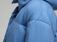 Стеганая куртка с капюшоном