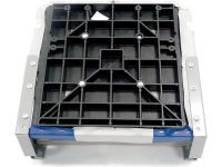 Кресло складное мягкое Classic Low Back Seat (серый/синий)