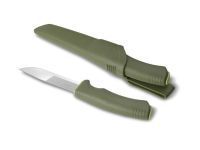 Нож с фиксированным лезвием Morakniv Bushcraft Forest, сталь Sandvik 12C27, ручка резина/пластик