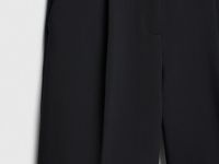 Классические шорты со складками, Черный