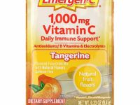 Emergen-C, Витамин C, смесь ароматизированных газированных напитков, мандарин, 1000 мг, 30 пакетиков по 9,4 г (0,33 унции)