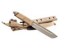 Тактический нож Extrema Ratio Giant Mamba, сталь N690 Stonewash, рукоять песочно-коричневая Forprene