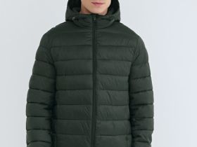 Утеплённая лёгкая куртка, Зеленый