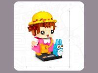 1464_MK Конструктор Девочка в шляпе