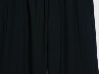 Широкие брюки из вискозы, Черный