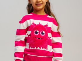 Джемпер трикотажный для девочек