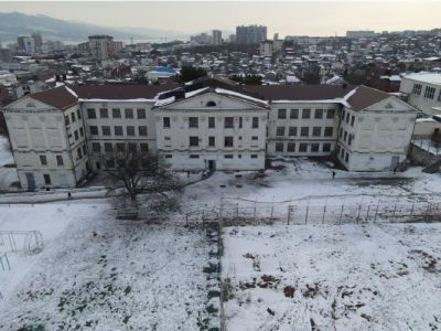 Средняя школа № 21. Здесь размещался военный госпиталь для участников советско-финляндской войны