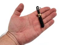 Темляк с бронзовой бусиной "Череп"