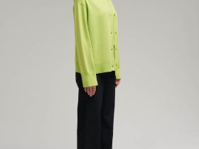 Кардиган свободного кроя с хлопком