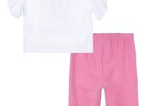 Комплект трикотажный для девочек: фуфайка (футболка), бриджи