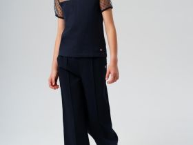 Фуфайка трикотажная для девочек (футболка)