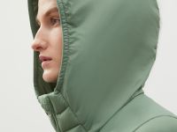 Стеганое пуховое пальто