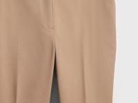 Укороченные брюки из хлопка, Бежевый