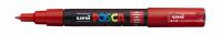 Маркер UNI "POSCA" PC-1M, 0,7 мм, наконечник пулевидный, цвет красный