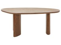 Кухонный стол Ладога 190x90 Темно-бежевая керамика/Орех